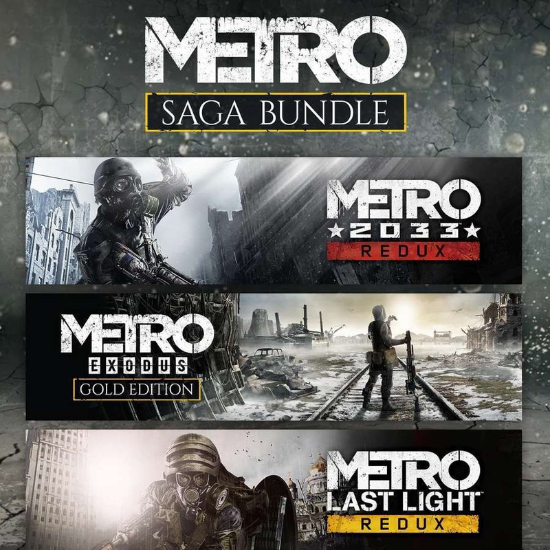 Gamivo: Metro Saga Bundle Metro Exodus Gold Edition + Metro 2033: Redux + Metro: Last Light Redux [Xbox One/Series X|S] 