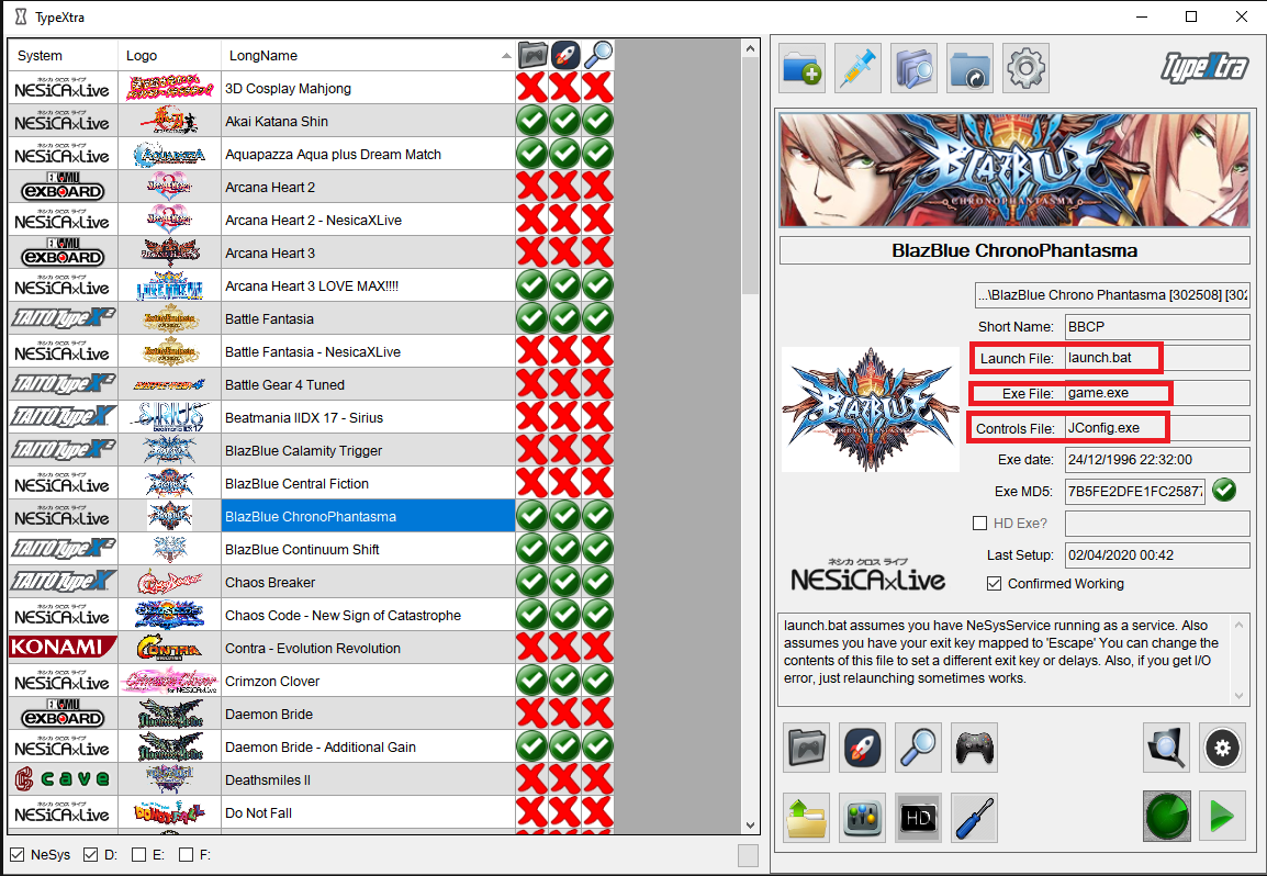 taito type x rom list taito type x rom list