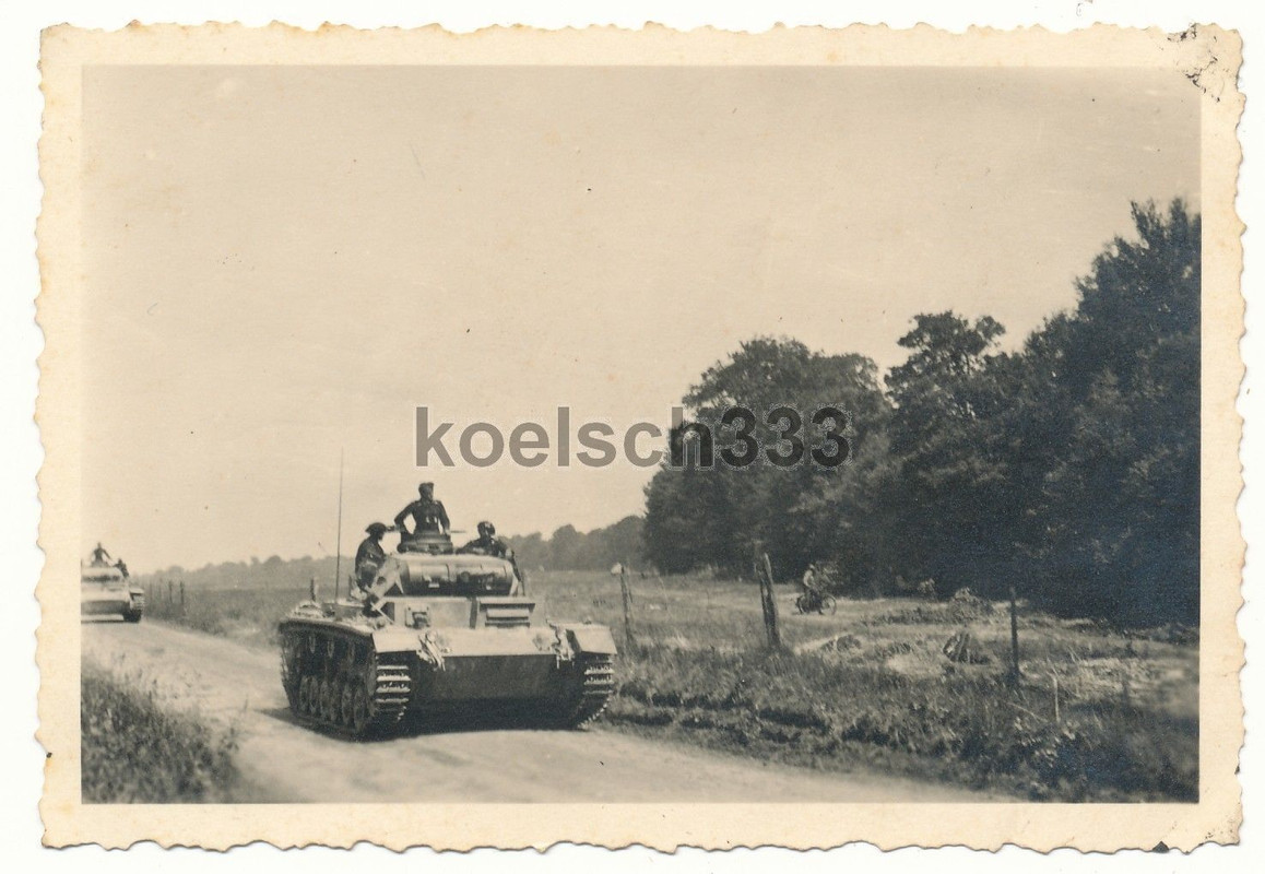 Panzer vor ! Kampfwagen III Kolonne Westfront Kä