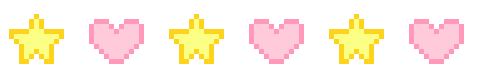 hearts and star