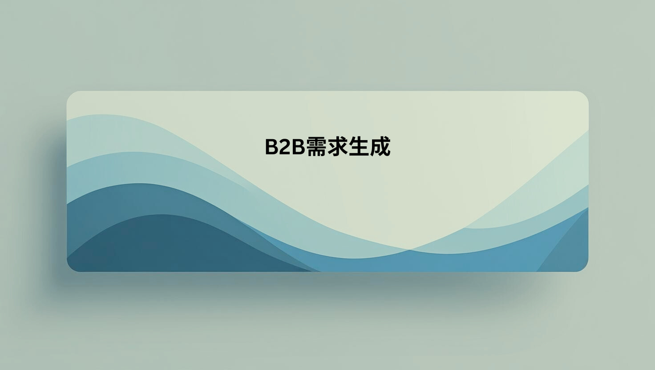 B2B需求生成