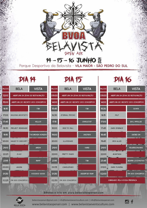 Horários do Festival BelaVista Open Air 2024