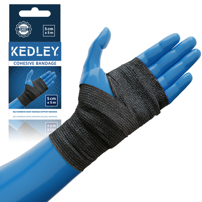 Kedley Cohesive Bandage Black 5Cm*5Cm