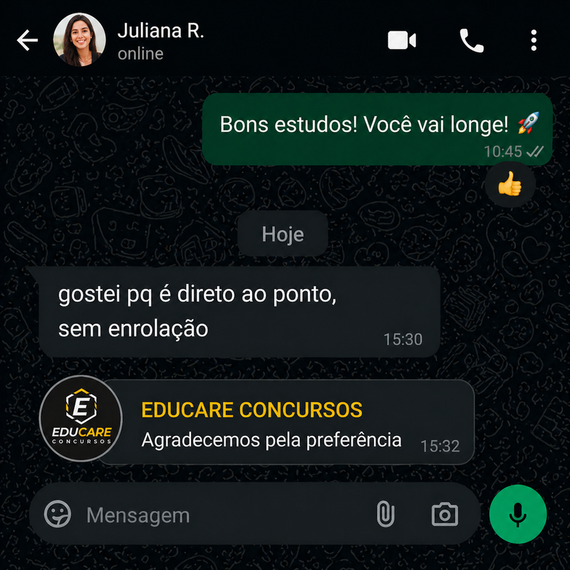 Depoimento aluno aprovado PM-AL