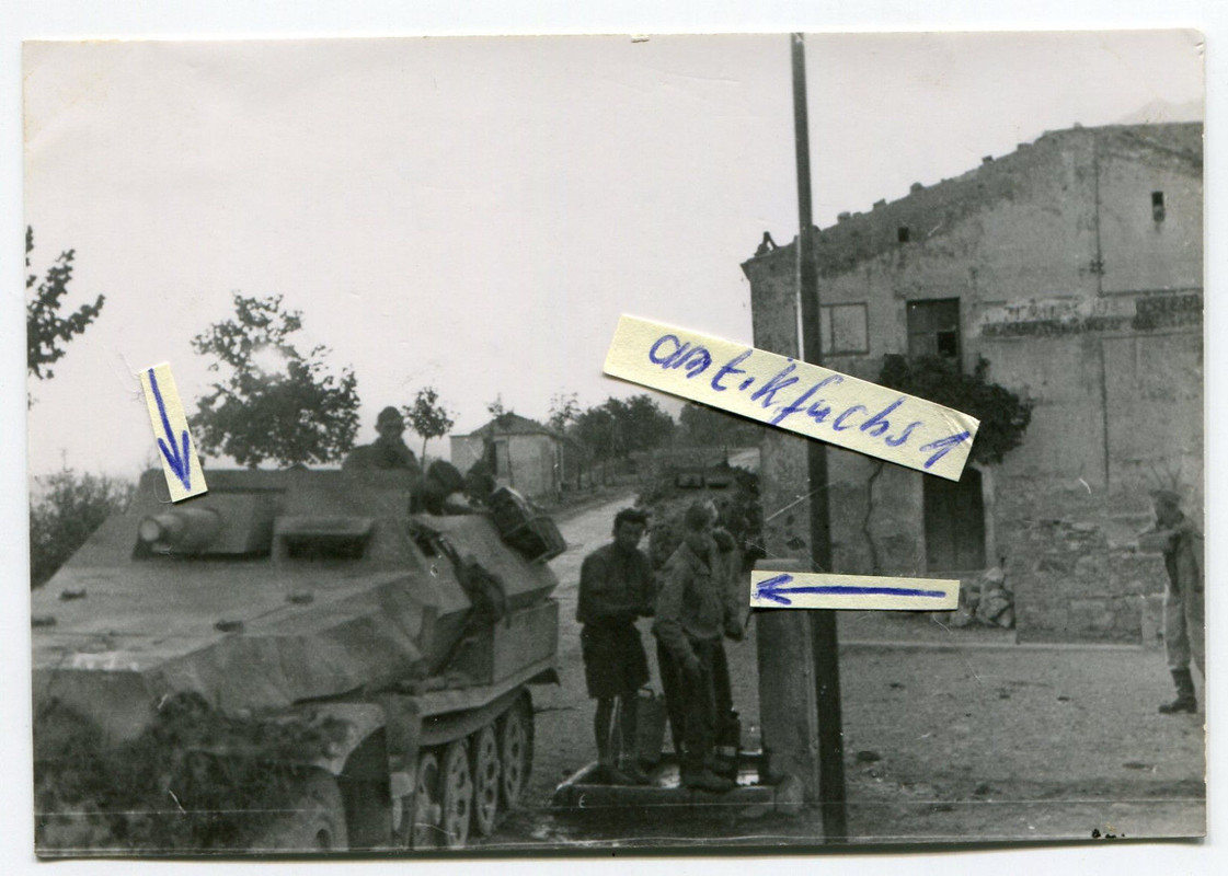 WH-Schützen-Panzer ( 251-9 ) 1943 bei Serre - Sa