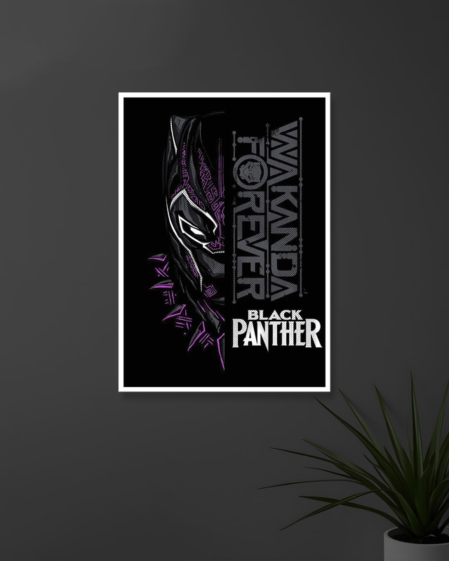 Black Panther #03 | Wakanda Forever | Marvel Movies | Superhero Posters