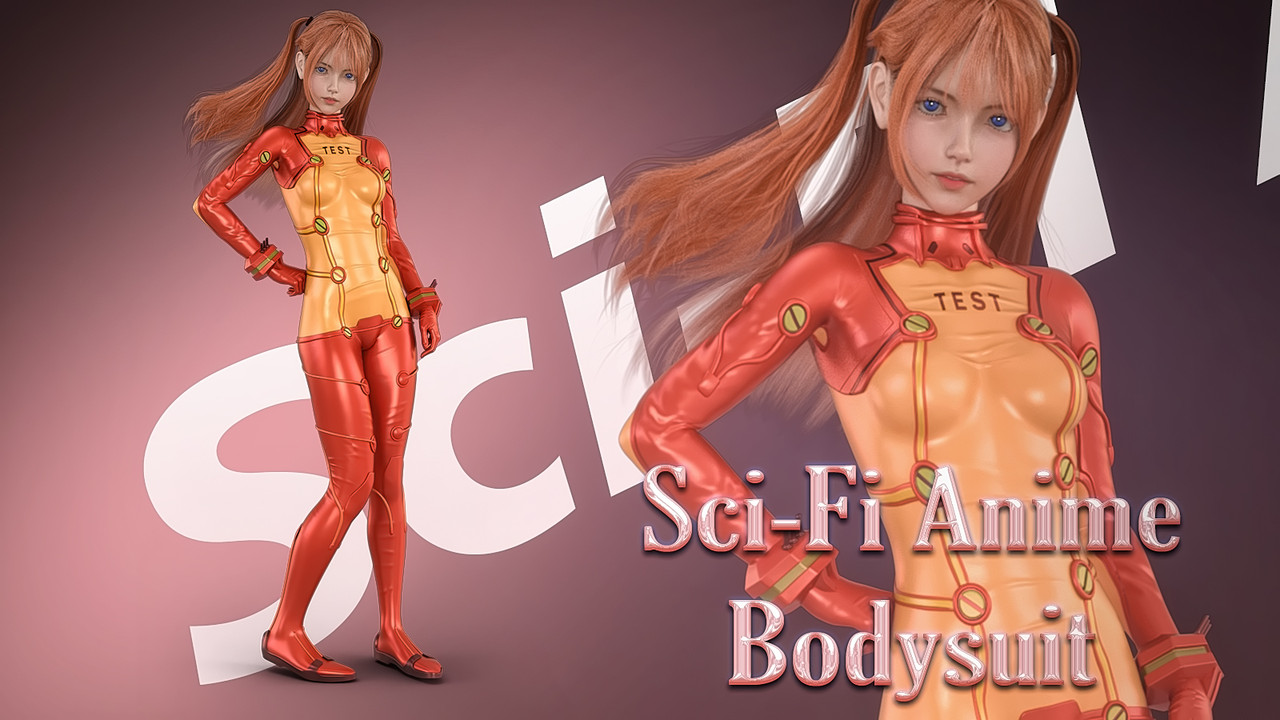 Sci-Fi Anime Bodysuit For G8F