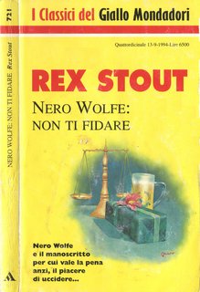Rex Stout - Nero Wolfe: non ti fidare (1994)