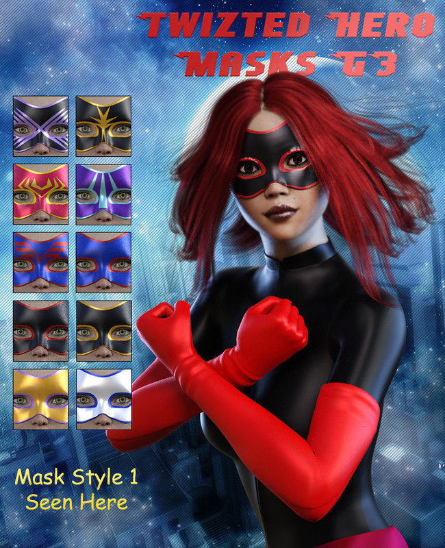 twizted hero masks g3f