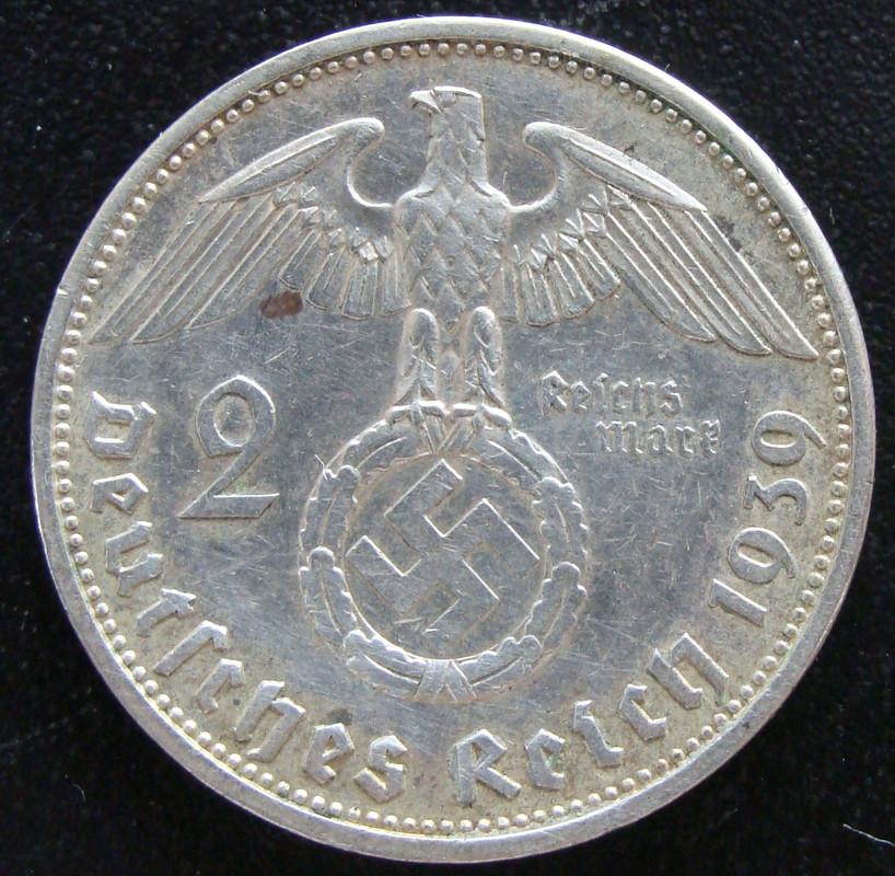 2 Marcos. Alemania, III Reich (1939) ALE-2-Marcos-1939-anv