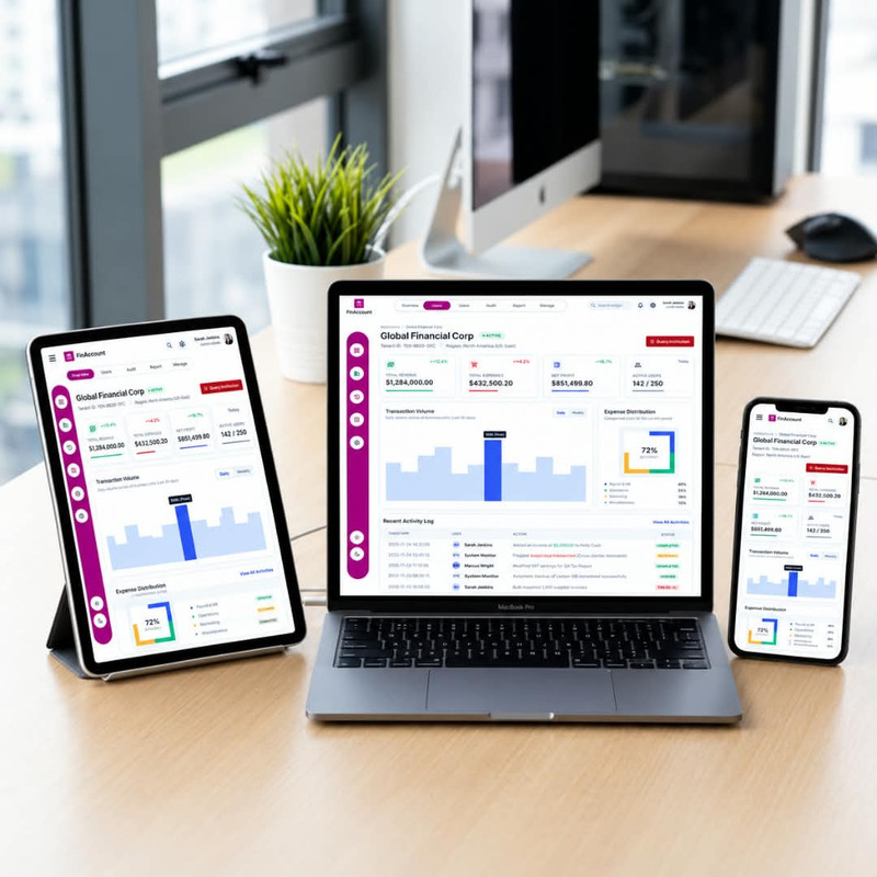 FIN-ACCOUNT Dashboard