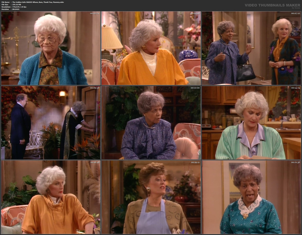 The Golden Girls S06E05 Wham, Bam, Thank You, Mammy.mkv
