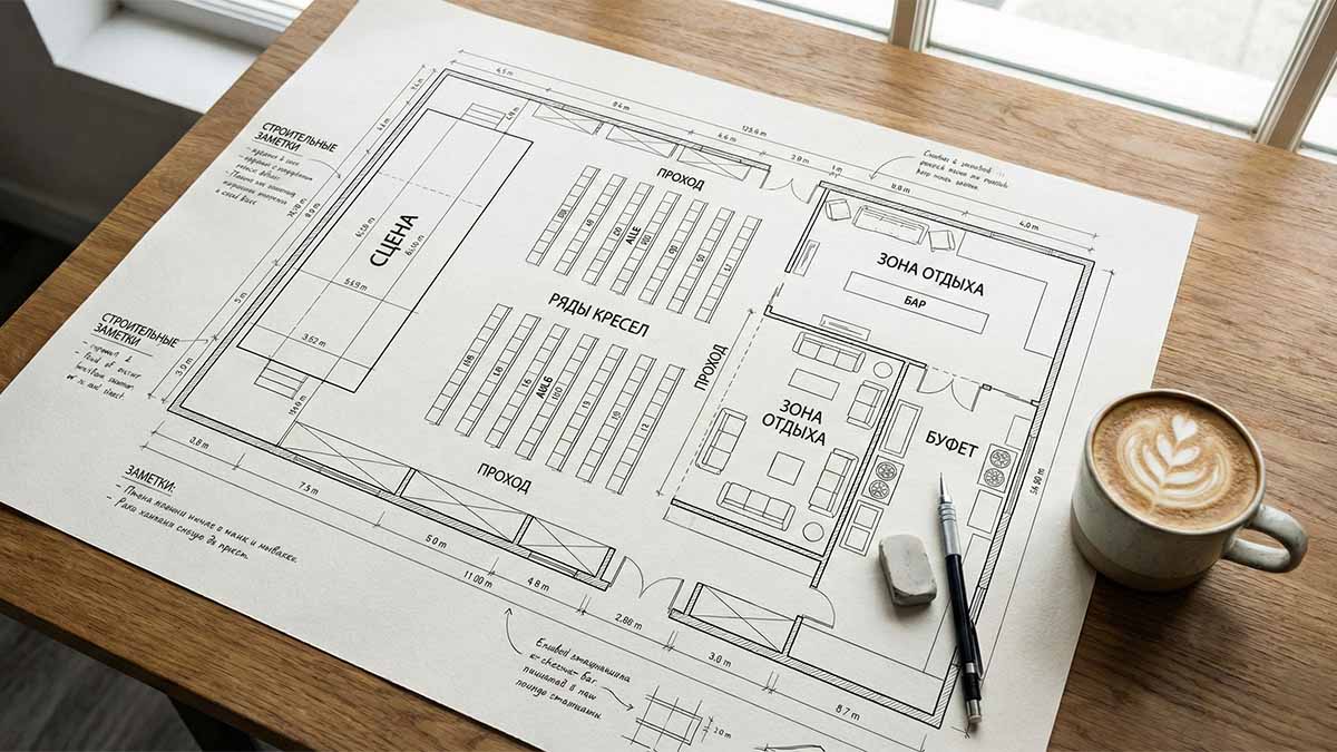 План-схема рассадки и зонирования мероприятия