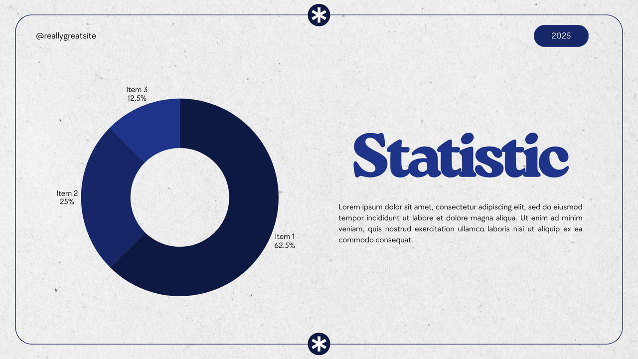 Blue and Grey Modern Geometric Simple Minimalist Pitch Deck Presentation