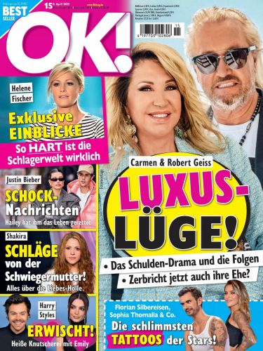 Cover: Ok! Frauenmagazin No 15 vom 04  April 2023