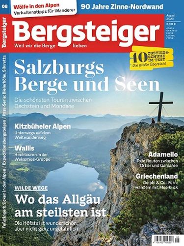 Cover: Bergsteiger Das Tourenmagazin August No 08 2023