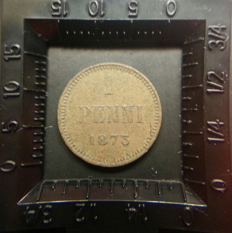 1 penni 1873 edestä