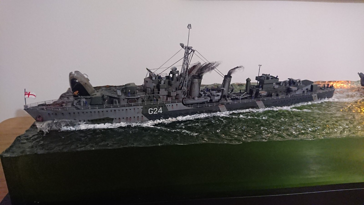 Dio : Destrouer NCSM Huron au cœur de la bataille de l'Atlantique [Trumpeter 1/350°] de klako DSC-0773