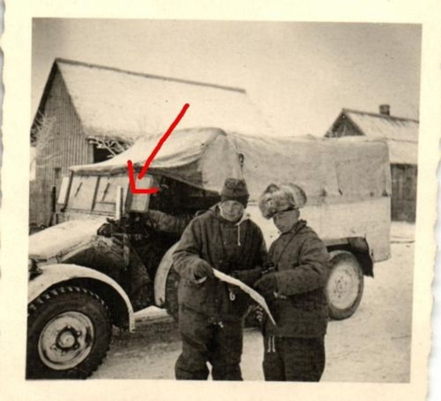 SDKfz, Winterfellmütze, Russland
