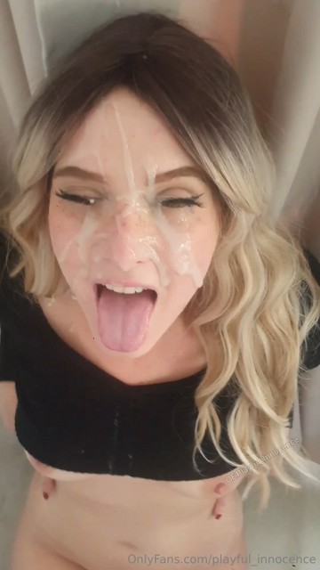 Amateur Babe's Facial Ending Cumshot 8038 5