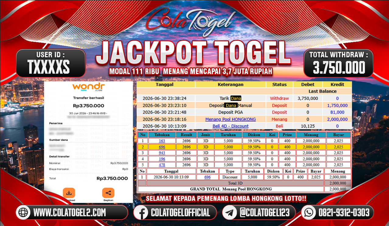 JACKPOT SLOT GACOR!!