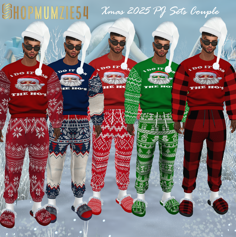 Xmas PJ Sets Mens Couple 1
