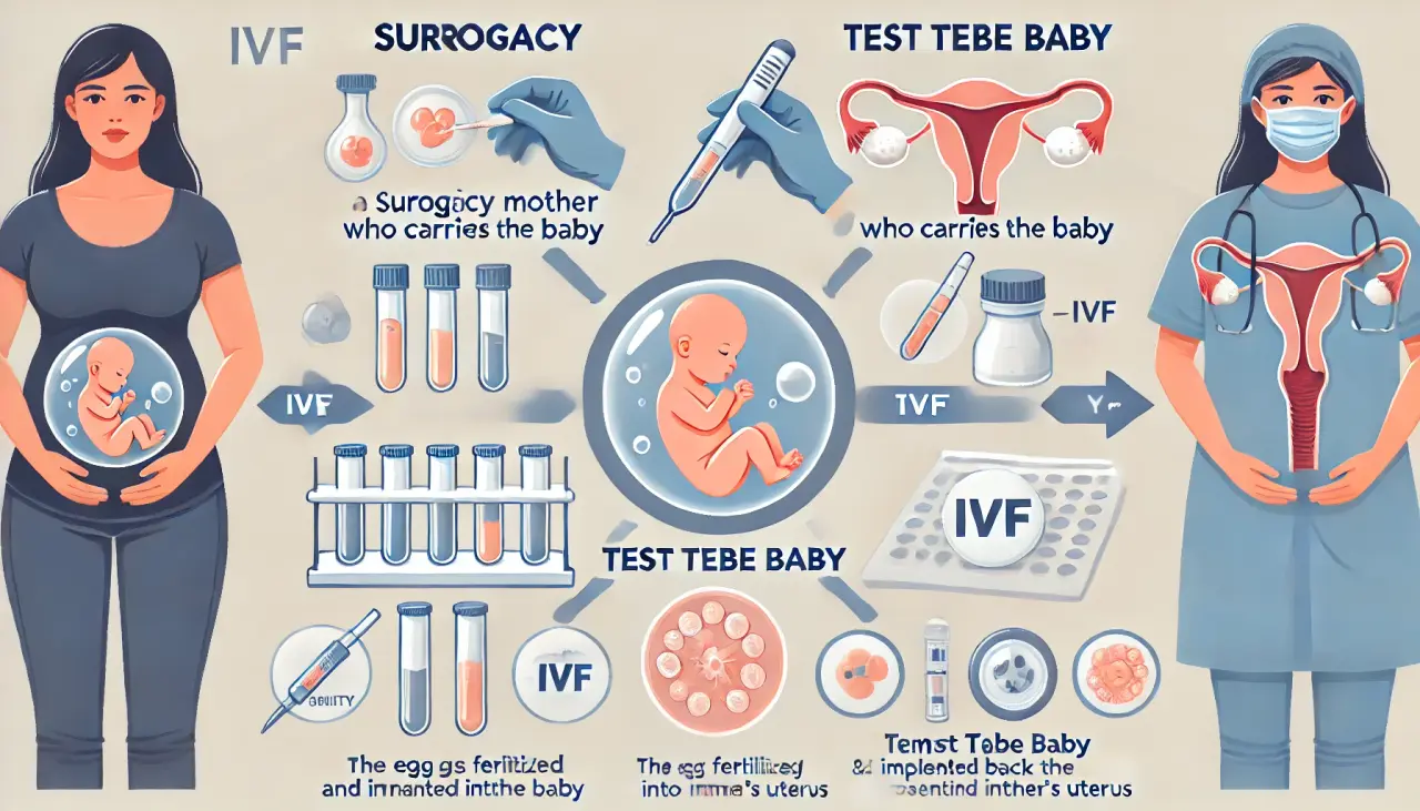 IVF Surrogacy vs. Test Tube Baby: Understanding the Complete Procedure and Key Differences IVF Surrogacy vs. Test Tube Baby: Understanding the Complete Procedure and Key Differences