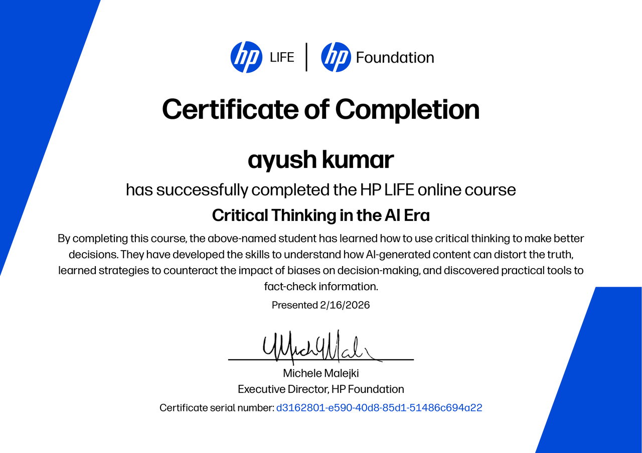 Critical Thinking in the AI Era