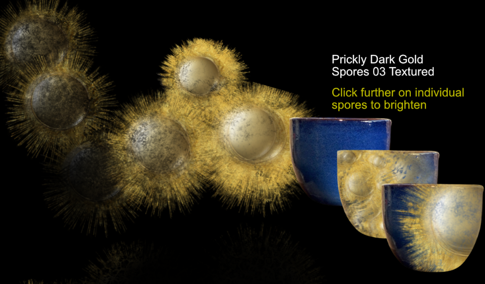 Del N Texture Brush Prickly Dark Gold Spores 03 Br