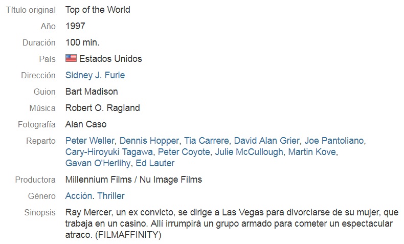 La ciudad del crimen 1997 dvdrip latino La ciudad del crimen 1997 dvdrip latino