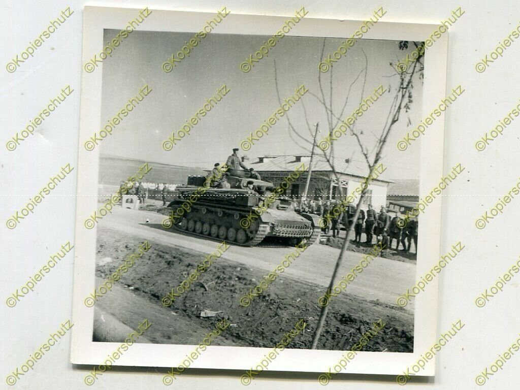 Foto, Panzer-Regiment 36, Panzer an der Grenze Rumänien - Bulgar