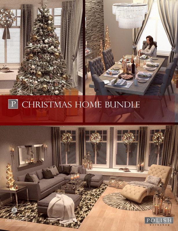 00 main christmas home bundle daz3d