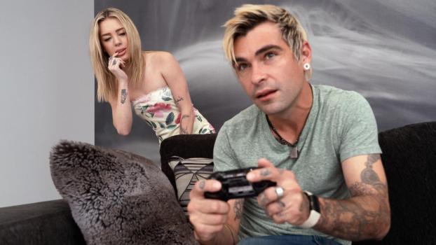 OopsFamily - Ashlyn Angel - Hardcore Game With Stepbro