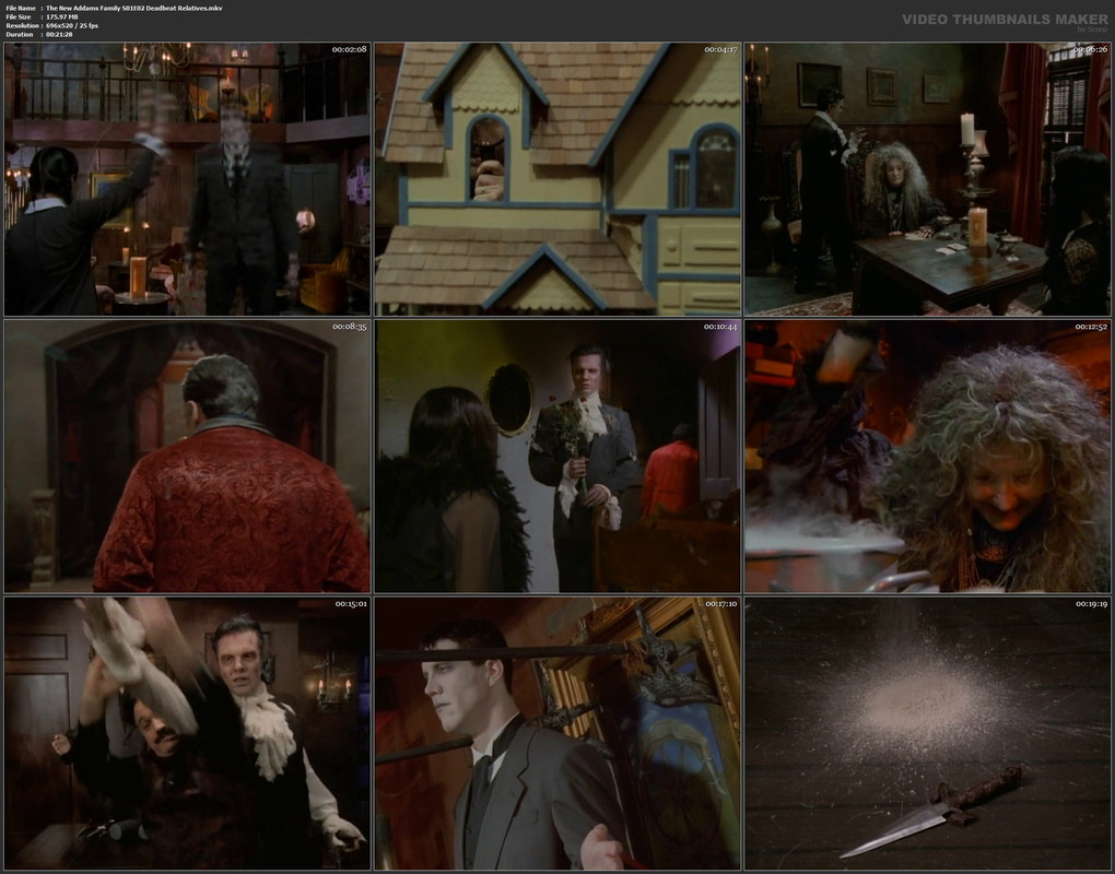 The New Addams Family S01E02 Deadbeat Relatives.mkv