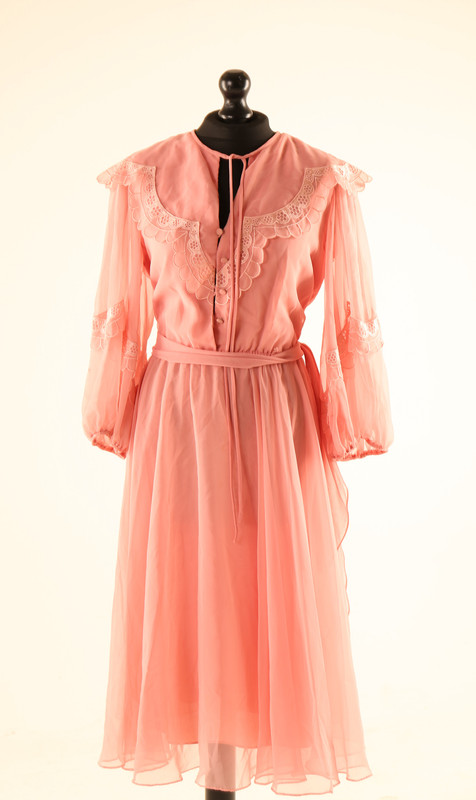 Pink Traditional Chiffon Dress - Adult 12