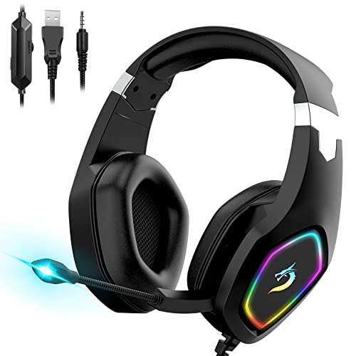 Amazon: Audifonos Gamer de diadema 
