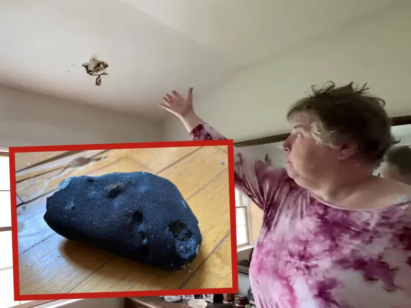 Meteorito cae sobre una casa en Nueva Jersey y sorprende a familia