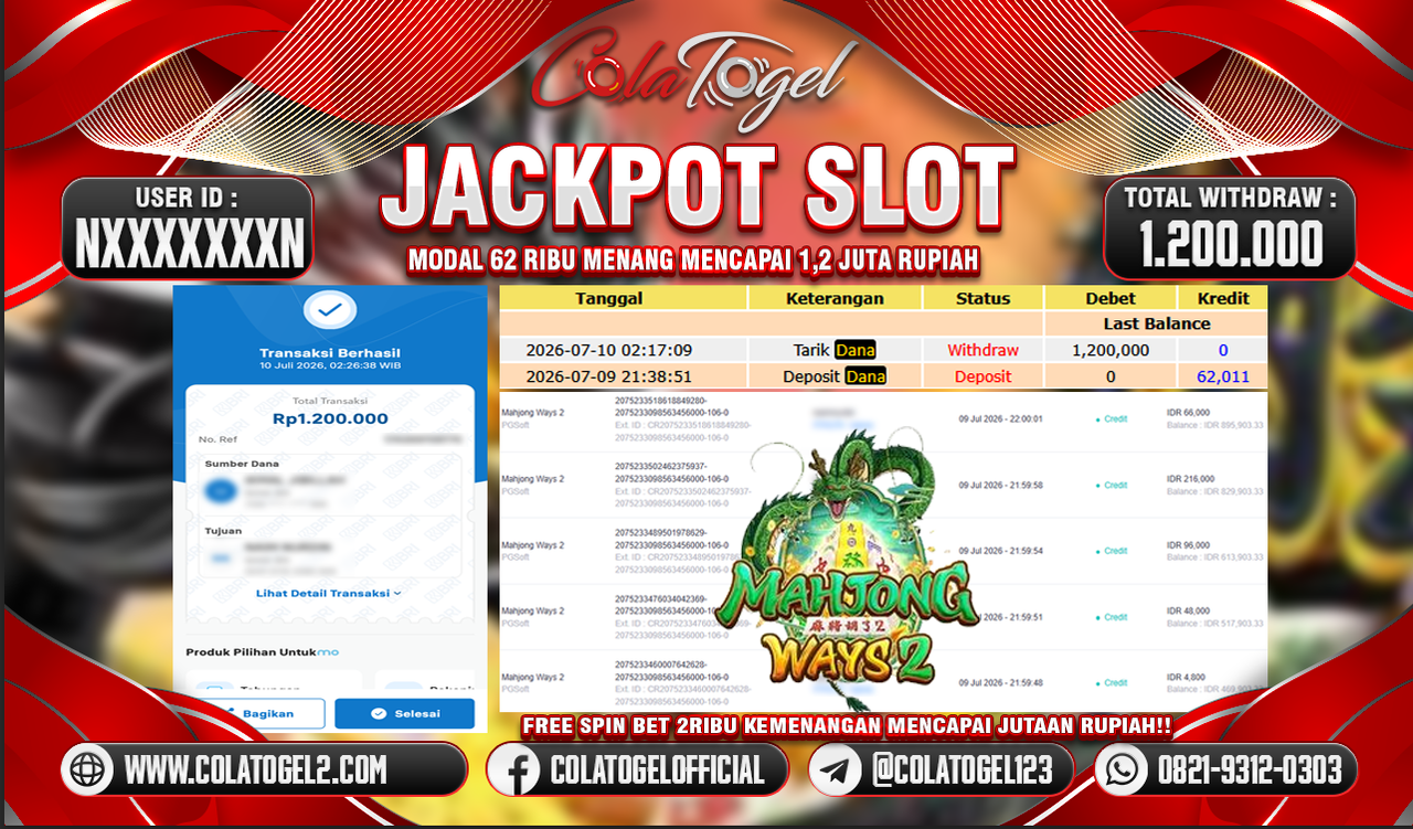 JACKPOT SLOT GACOR!!