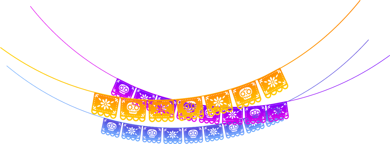 Papel Picado Día de Muertos