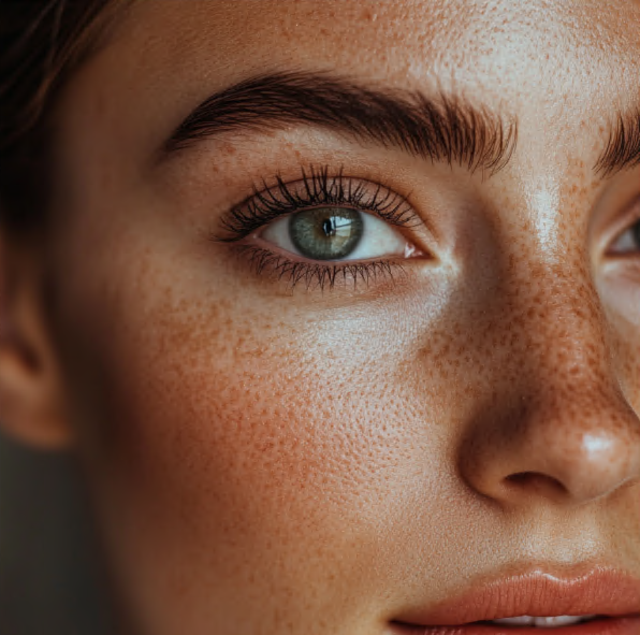 Resultado natural de micropigmentación en cejas