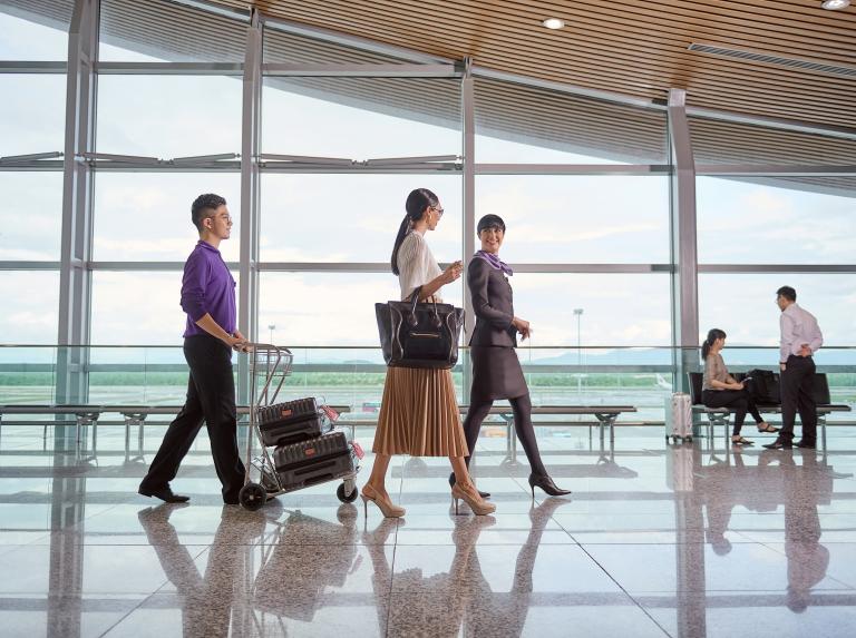 VIP meet and greet with porter service at Rome Fiumicino airport for incentive groups