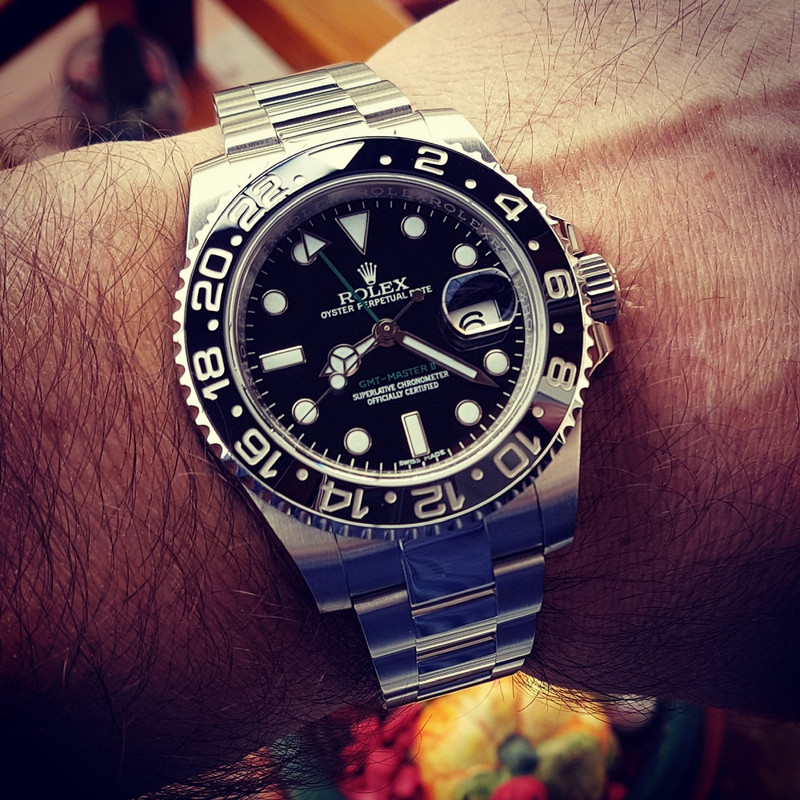 Rolex GMT Master II 40mm Ref 116710LN   (1)