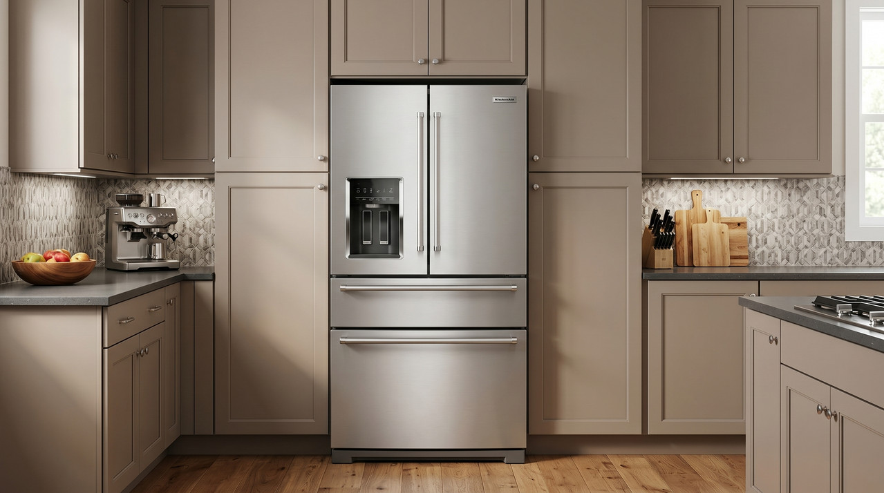 Refrigerador KitchenAid 29 Pies Cúbicos French Door de 4 Puertas