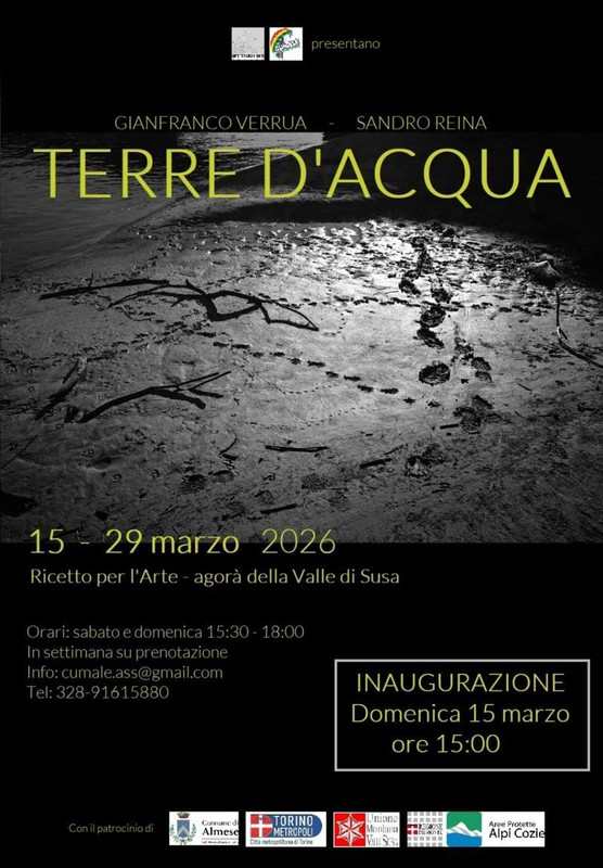 Terre d’acqua ad Almese (To) dal 15 al 29 marzo 2026
