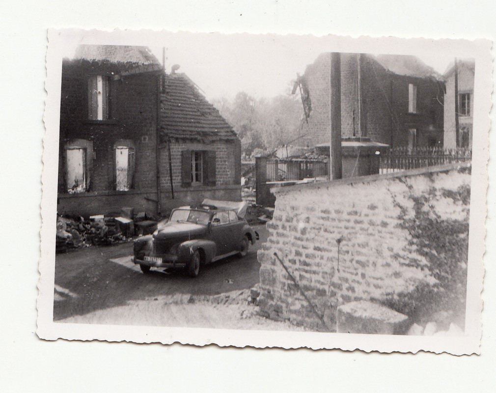 Orig. Foto Stadt Gebäude Straße PKW Kennung Grup