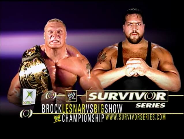 Brock Lesnar vs. Big Show (WWE Survivor Series 2002) Storyline