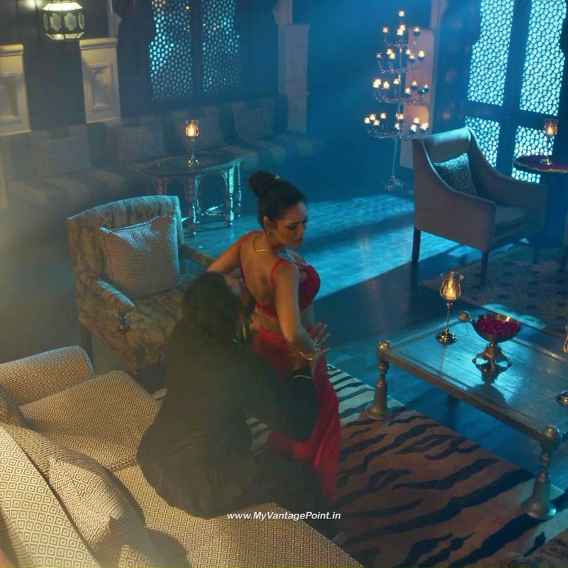 56Esha Gupta Hot in Aashram Web Series