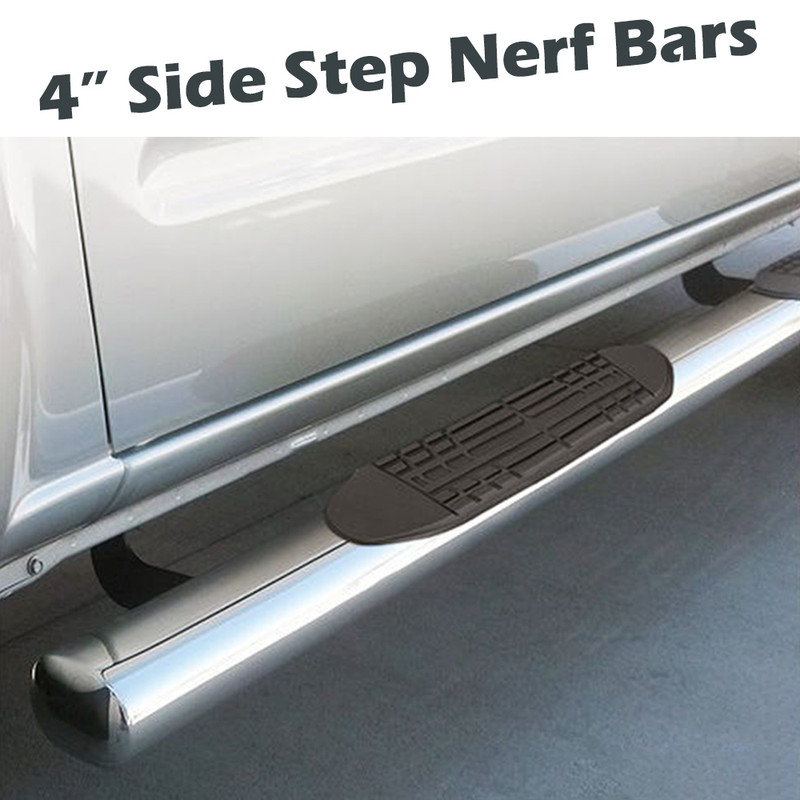 Running Boards 04-12 Colorado Canyon Extended Cab Side Step Bar Chrome Aluminum