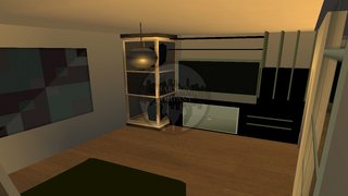 [FLAT] Modern Black & White V 1.0 with balcony (Celo Anastasia) SS-5