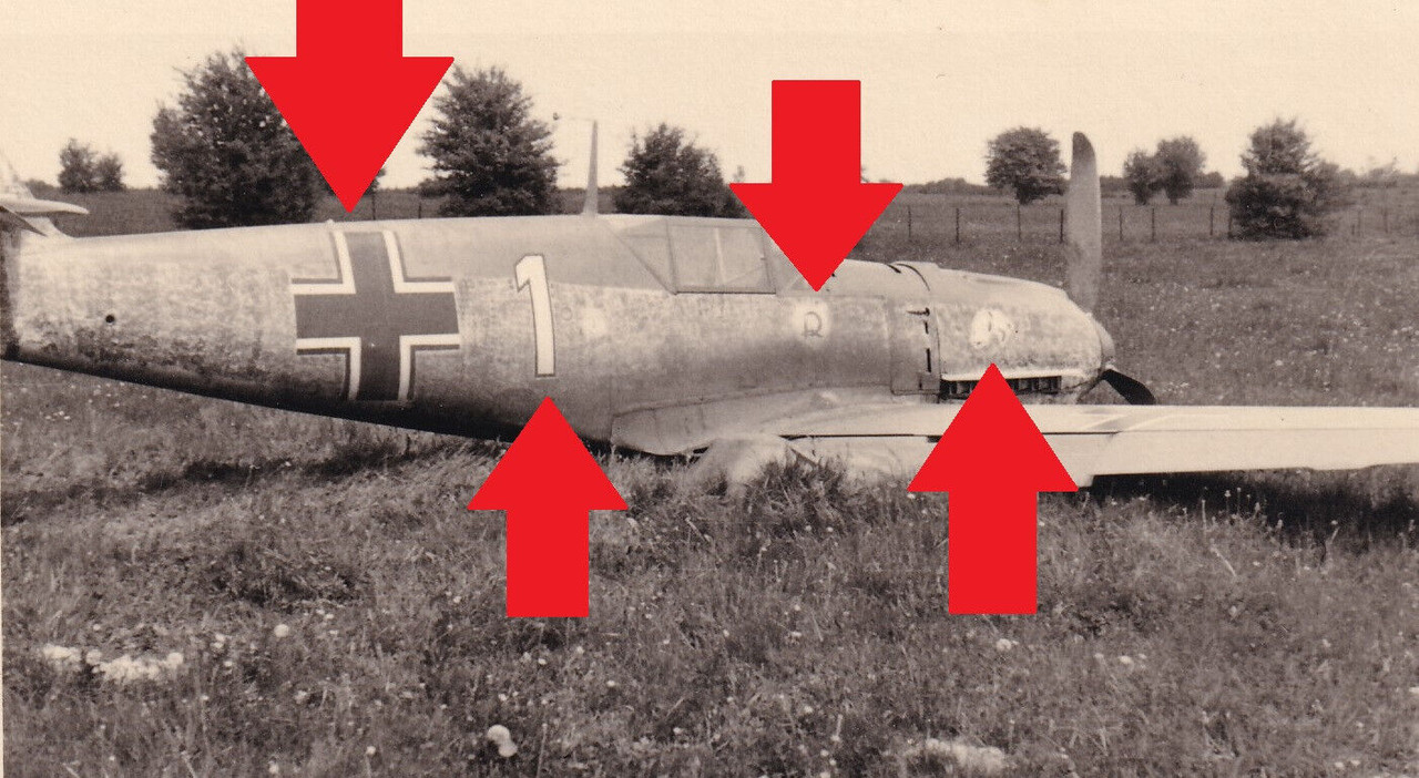Foto,Me 109 ,Bf 109 Richthofen JG 2,Kennung,Staffelwappen,Tarnung,Nr.1,Jäger,Ass